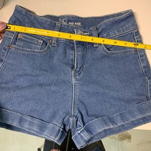 NOBO Mid-Rise Denim Shorts